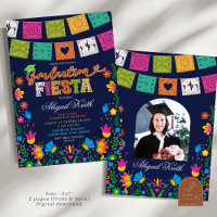 Festa de Graduação Mexicana Talavera Colorida Escu