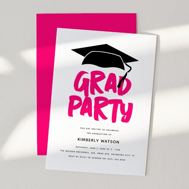 Convite Festa de Graduação Moderna e Tendência GRAD  (Criador carregado)