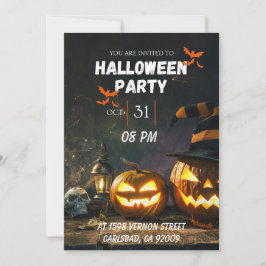 Convite Festa de Halloween