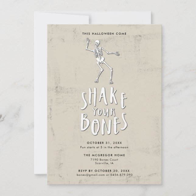 Convite Festa de Halloween (Frente)