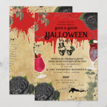 Festa de Halloween Anual para Adultos Caveiras Gót