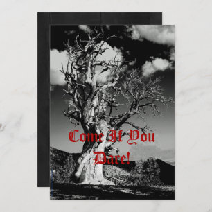 Convite Festa de Halloween, Árvore Spooky Monster Bash