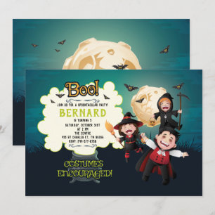Convite Festa de Halloween Assustadora