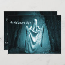 Festa de Halloween Assustadora Ghost Dark Blue Nig