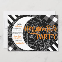 Festa de Halloween com Patchwork de Teia de Aranha