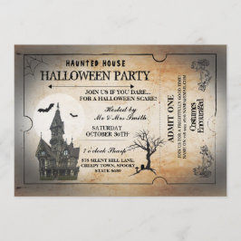 Convite Festa de Halloween Convidam Horror Spooket