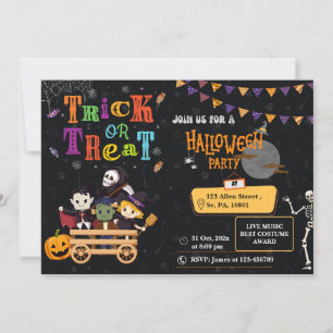 CONVITE FESTA DE HALLOWEEN COSTUME