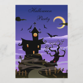Convite Festa de Halloween da Casa de Spooky
