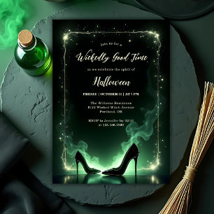 Convite Festa de Halloween das Meninas do Emerald Wicktly 