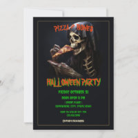 Festa de Halloween de Pizza e Ossos