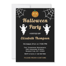 Festa de Halloween de Pumpkin Ghost Spider