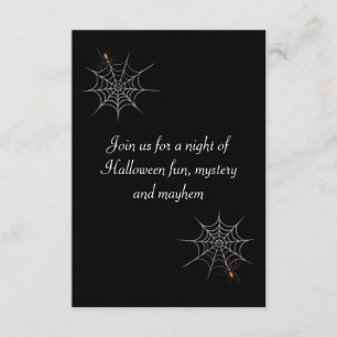 Convite Festa de Halloween "Desejo de leitos na Internet"