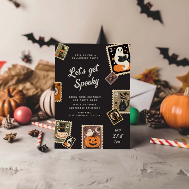 Convite Festa de Halloween do Cartaz Spooky (Criador carregado)