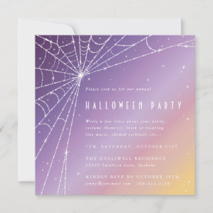 Convite Festa de Halloween do Diamond Spider