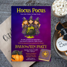 Festa de Halloween do Hocus Pocus Kids