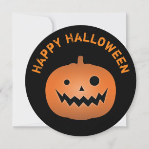 Convite Festa de Halloween do Jack O Lanterna Pumpkin