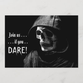 Convite Festa de Halloween do Spooky Grim Reaper