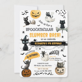 Convite Festa de Halloween do Sumber Spoocatacular