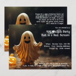 Convite Festa de Halloween É um Gritar!