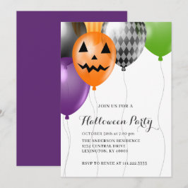 Convite Festa de Halloween Elegante 
