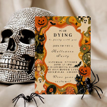 Festa de Halloween Elegante Vintage Retro