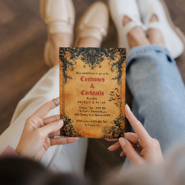 Convite Festa de Halloween em Festas de Festas de Festas e