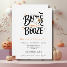Festa de Halloween Fantasma Boos & Bebidas Elegant