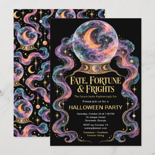 Convite Festa de Halloween Fate Fortune & Frights