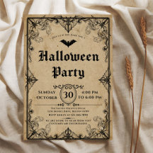 Festa de Halloween Gótica Vintage