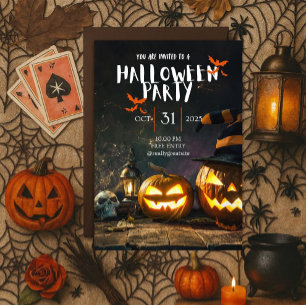 Convite Festa de Halloween Legal