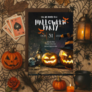 Convite Festa de Halloween Legal 