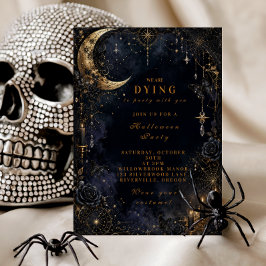 Convite Festa de Halloween Luxuosa e Glamurosa