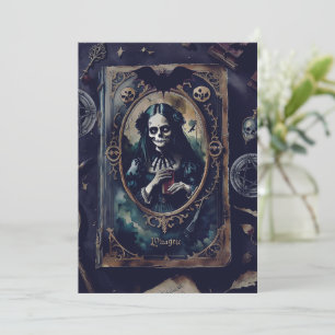 Convite Festa de Halloween Mágico Escuro