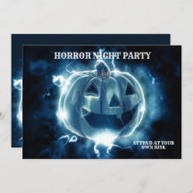 Festa de Halloween Mau Blue Pumpkin Horror Assusta