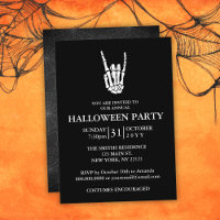 Festa de Halloween Minimalista Esqueleto Mão Adult