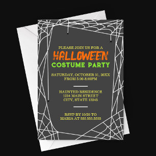 Convite Festa de Halloween na Web