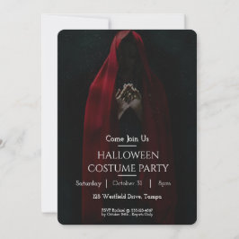 Convite Festa de Halloween Personalizada Convide Mulher Nu