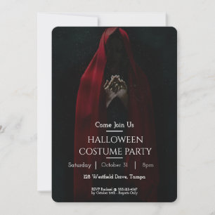 Convite Festa de Halloween Personalizada Convide Mulher Nu