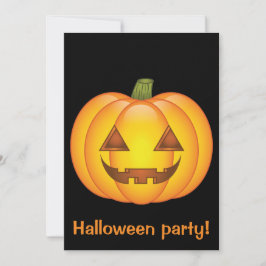 Convite Festa de Halloween Pumpkin Halloween, um belo dese
