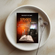 Festa de Halloween Spooky - Tema de Livro de Magia