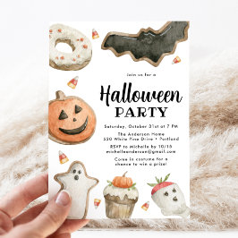 Convite Festa de Halloween Sweet Treats