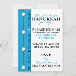 Convite Festa de Hanukkah