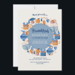 Convite Festa de Hanukkah<br><div class="desc">Convide convidados para o seu Festa de Chanucá com este encantador convite que inclui todos os elementos do feriado. (Hanukkah Vectors por Vecteezy) O cartão é fácil de personalizar com seu texto, fonte, cor da fonte, forma de papel e escolha do tipo de papel. Não exatamente o que você está...</div>