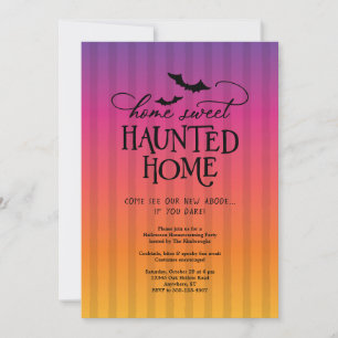 Convite Festa de Inauguração de Casa Assombrada de Hallowe