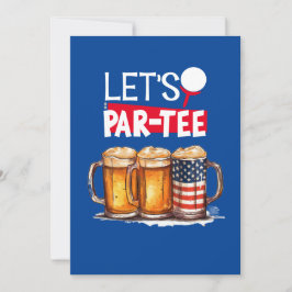 Convite Festa de Independência do Golfe 4 de Julho 