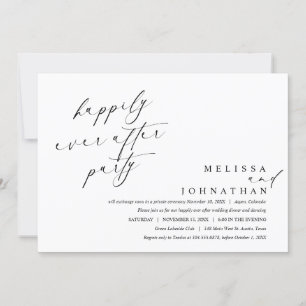 Convite Festa de Jantar e Dança Felizes para Sempre