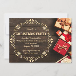 Convite Festa de Janto do Dia de Natal Ocidental na Rússia