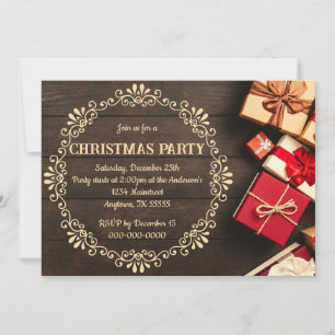Convite Festa de Janto do Dia de Natal Ocidental na Rússia