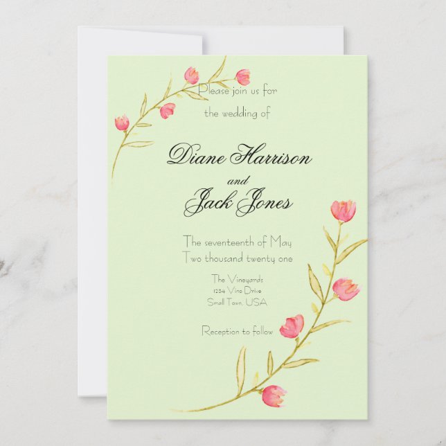 Convite Festa de Jardim (Frente)