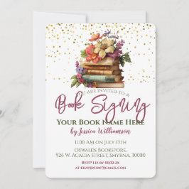 Convite Festa de Lançamento da Assinatura do Livro